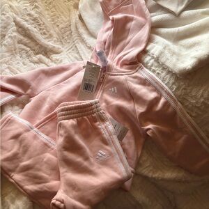 Adidas toddlers pink set
